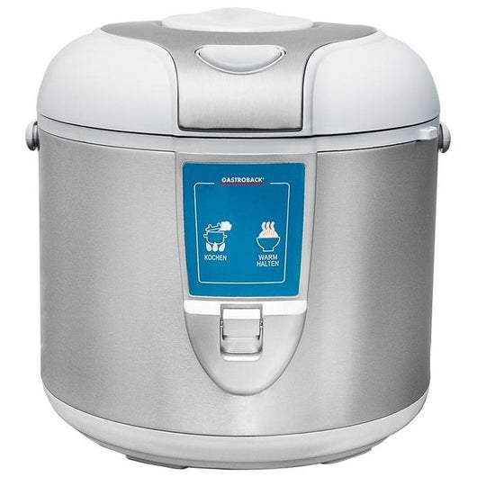 Gastroback Design cuoci riso 3 L 450 W Argento, Bianco