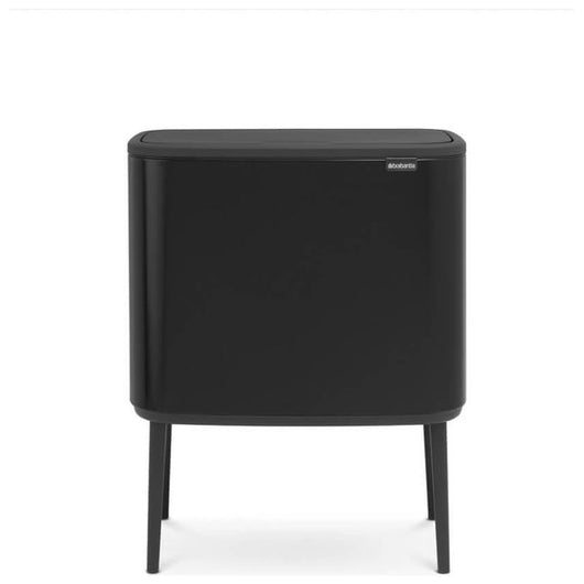 Brabantia 316067 bidone per la spazzatura 33 L Rettangolare Acciaio inossidabile Nero