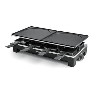 Rommelsbacher RCS 1350 griglia per raclette 8 persona(e) 1350 W Nero, Acciaio inossidabile