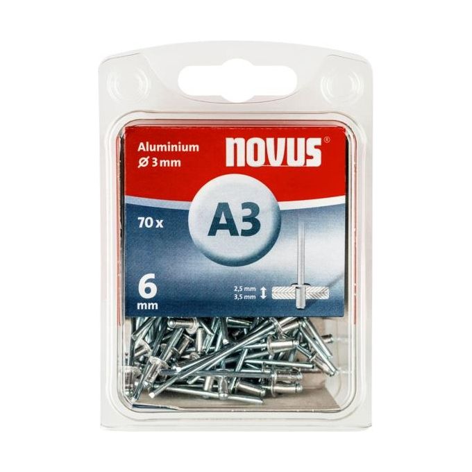 Novus 045-0028 rivetto Rivetto per tende