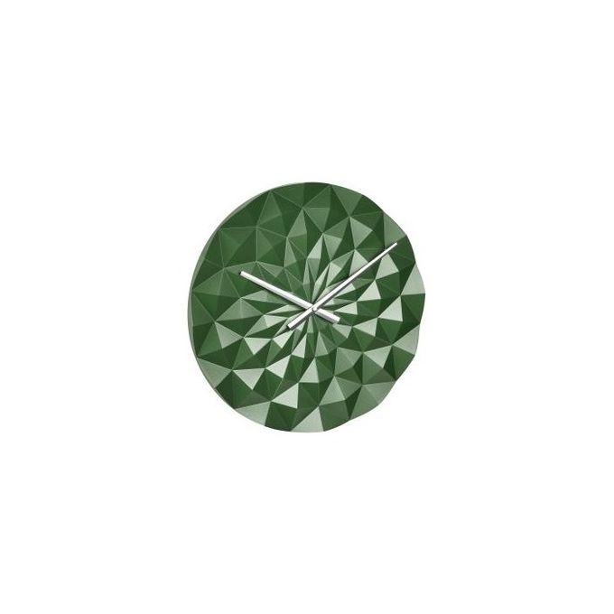 TFA-Dostmann DIAMOND Orologio al quarzo Rotondo Verde, Metallico