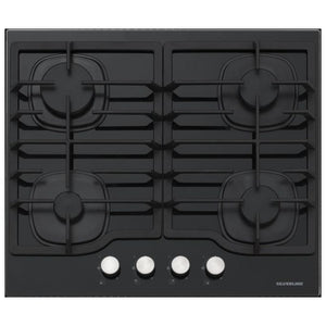 Silverline CS5404B01 piano cottura Nero Da incasso 58 cm Gas 4 Fornello(i)