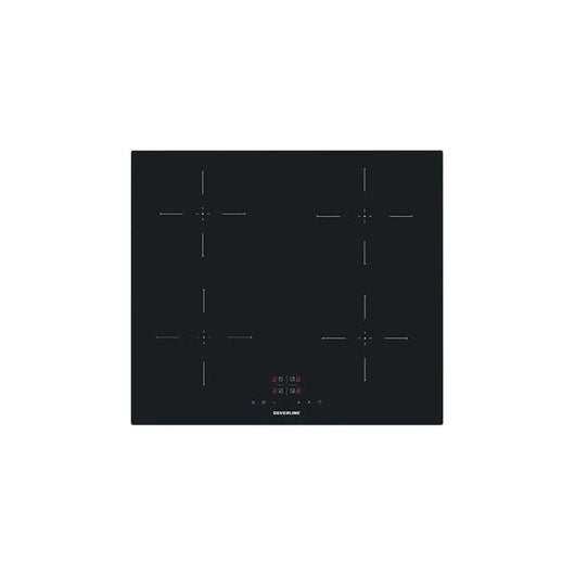 Silverline IH5445B01 piano cottura Nero Da incasso 59 cm Piano cottura a induzione 4 Fornello(i)