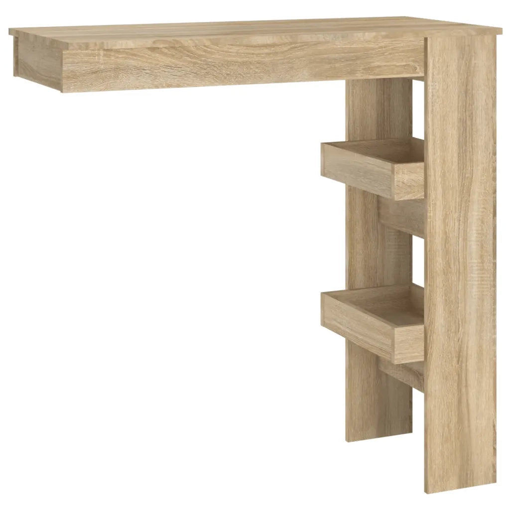 Bancone da Muro Rovere Sonoma 102x45x103,5 cm Legno Compensato cod mxl 12769