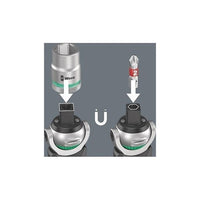 Wera 05004281001 chiave a cricchetto 18 pz Nero, Verde