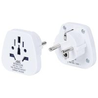 Rivacase PS4100 W00 adattatore per presa di corrente Tipo C (Europlug) Tipo G (UK) Bianco