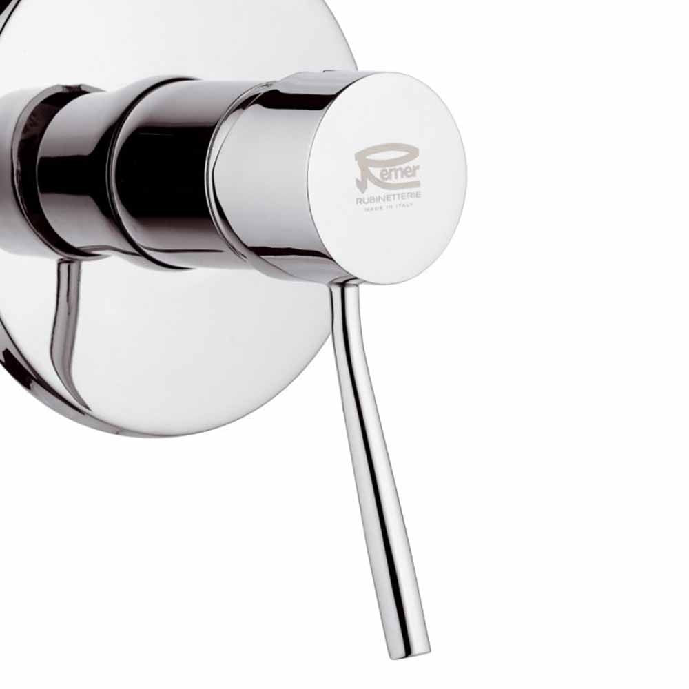 Rubinetto monocomando da incasso per doccia serie minimal