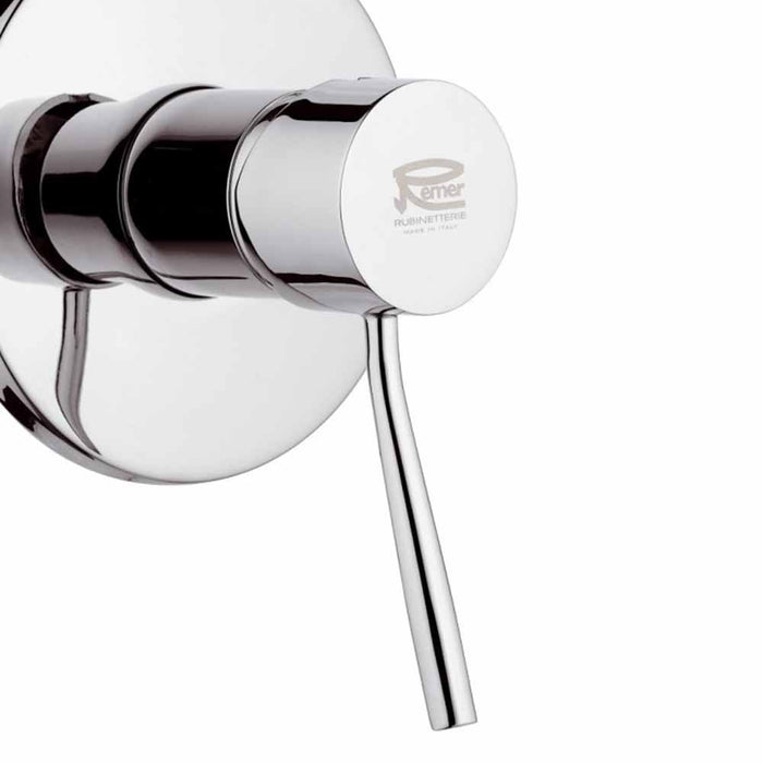 Rubinetto monocomando da incasso per doccia serie minimal