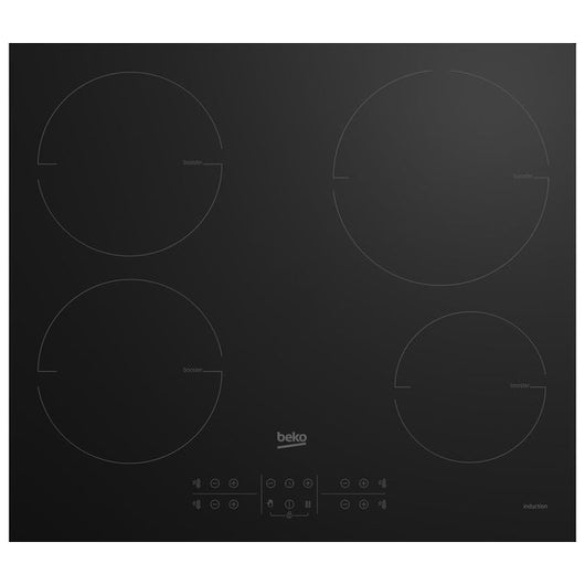 Beko HII64200MT piano cottura Nero Da incasso 60 cm Piano cottura a induzione 4 Fornello(i)