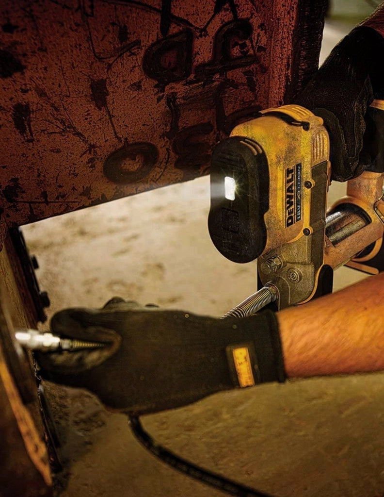Pistola per il grasso DeWALT DCGG571P1K (1 x 5,0 Ah + DCB1104 + Maletín de transporte)
