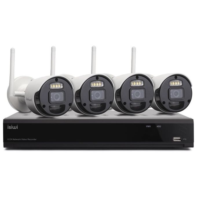 Isiwi Connect S4 Sferico Telecamera di sicurezza IP Interno e esterno Soffitto/muro