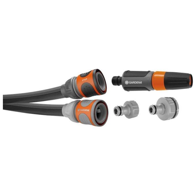 Gardena Liano pompa da giardino 20 m Sul suolo Cloruro di polivinile (PVC), Tessile Nero, Grigio