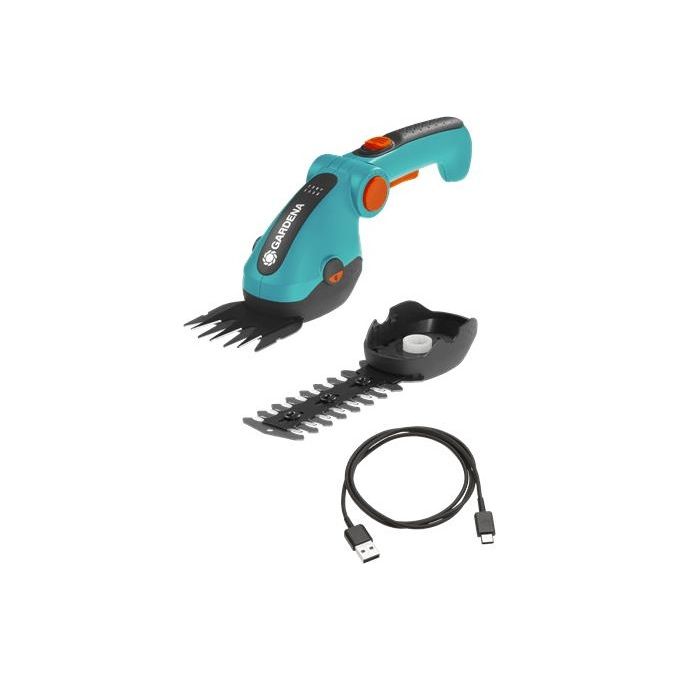 Gardena 9888-20 cesoia per erba cordless 8 cm 3,6 V Ioni di Litio Turchese