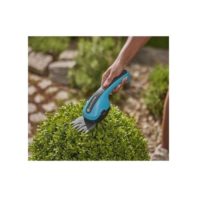 Gardena 9884-20 cesoia per erba cordless 8 cm 3,6 V Ioni di Litio Nero, Verde