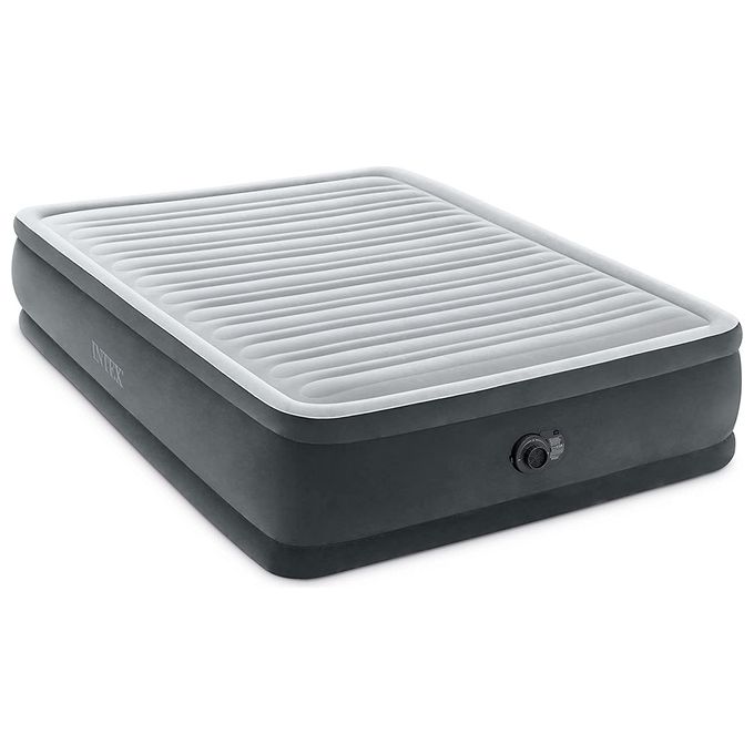 Intex 64414ND Materasso Dura-Beam Comfort Plush Elevated Matrimoniale 152x203x46 cm Matrimoniale Versione 2023