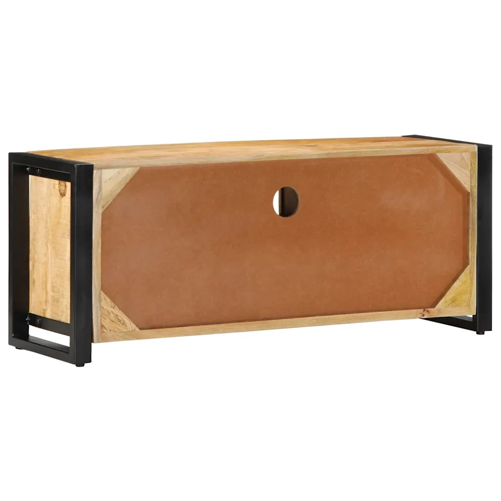 Mobile Porta TV 100x30x40 cm in Legno Massello di Mango Grezzo 4013589