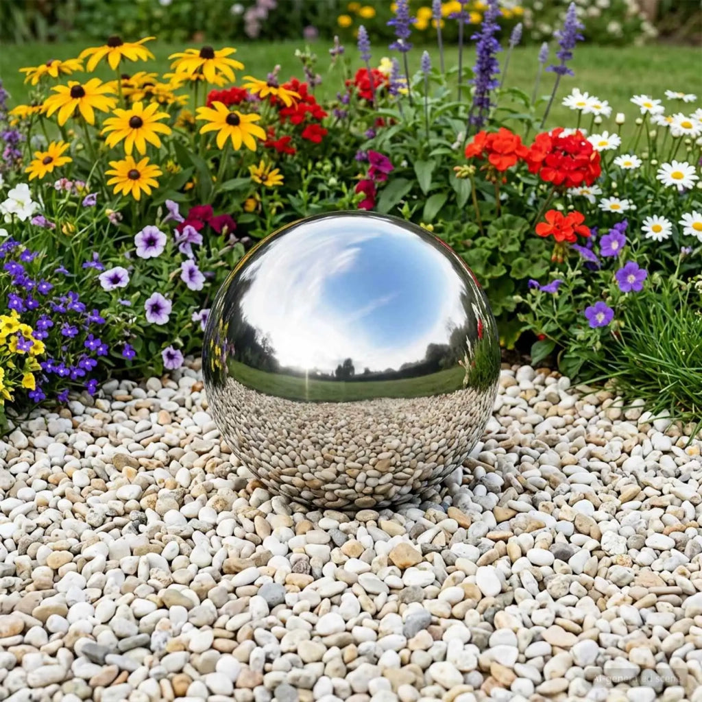 Palla a Specchio Ø 20 cm Argento Acciaio Inossidabile 201 42008426
