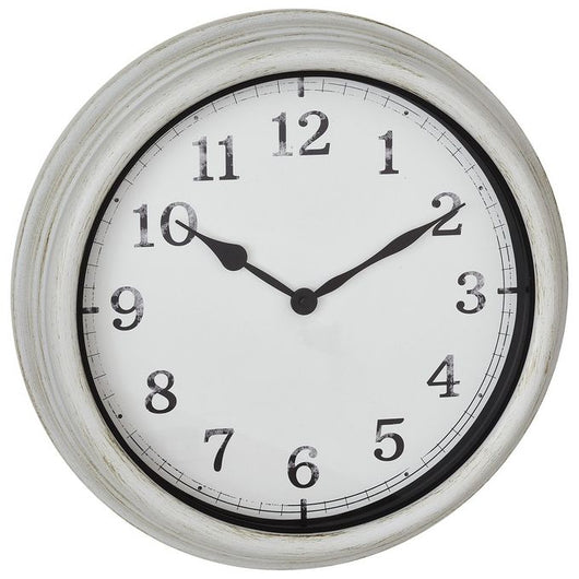 TFA-Dostmann 60.3067.02 orologio da parete e da tavolo Orologio al quarzo Rotondo Bianco