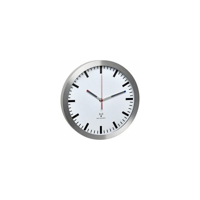 TFA-Dostmann 60.3528.02 orologio da parete e da tavolo Rotondo Alluminio, Bianco