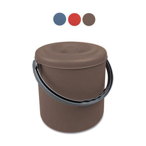 Stefanplast Pattumiera Eureka con Coperchio 10 Litri Blu