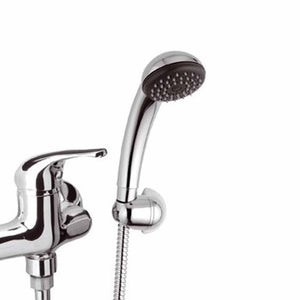 Miscelatore serie 100 per doccia con interasse 10 cm e kit doccia