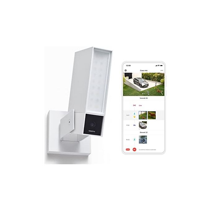 Netatmo NOC-S-W-IT telecamera di sorveglianza Cubo Telecamera di sicurezza IP Esterno 1920 x 1080 Pixel Parete