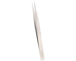 Pincetto in acciaio inossidabile antimagnetico - Alta durezza - Precisione per laboratorio e elettronica - Duraturo e ergonomico - Adatto per uso professionale.
