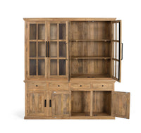 Credenza artigianale in legno massello di mango 226 cm