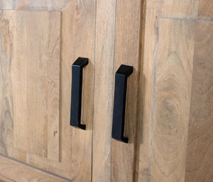 Credenza artigianale in legno massello di mango 226 cm