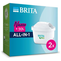 Brita Filtro per acqua MAXTRA PRO All-in-1 Pack 2 - NUOVA GENERAZIONE FILTRI - Per acqua di rubinetto dal gusto migliore e meno impurità