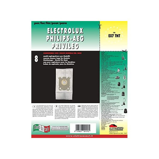 Elettrocasa EX 7 TNT A cilindro Sacchetto per la polvere