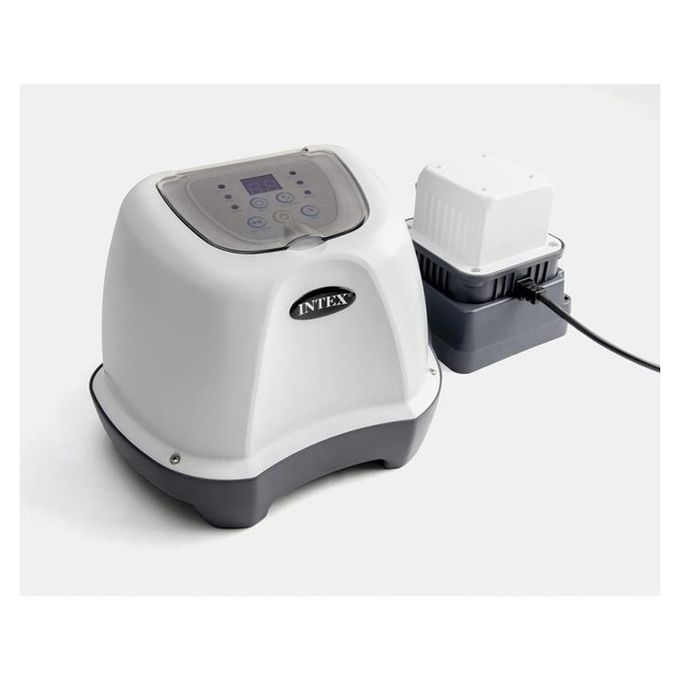 Generatore Salino di Cloro per Piscine Piccole Metal Frame e Prisma and Skimmer di Superficie Intex 26664