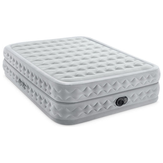 Intex Materasso Dura Beam Supreme Tecnologia Fiber-Tech Q Con Pompa Elettrica