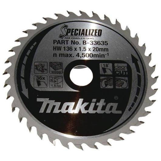 Makita B-33635 lama circolare 13,6 cm 1 pz