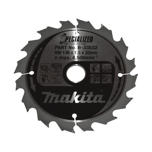 Makita B-33532 lama circolare 13,6 cm 1 pz