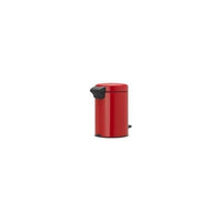 Brabantia 112140 bidone per la spazzatura 3 L Rotondo Rosso