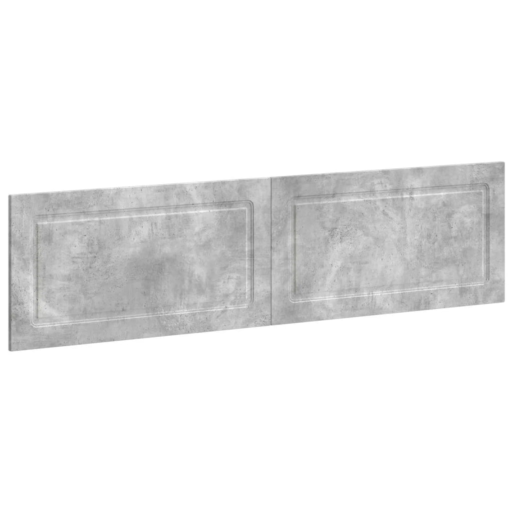 Testiera da Muro UTRECHT Grigio Cemento Legno ingegnerizzato 897808