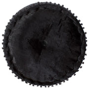 Pouf Rotondo in Velluto 40x20 cm Antracite 287565