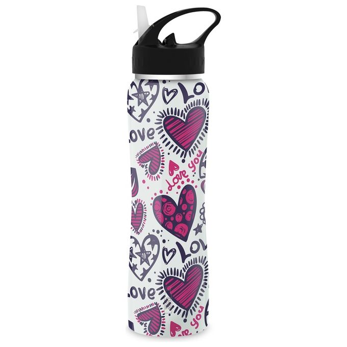 The Steel Bottle TSBMW44LOV Uso quotidiano 500 ml Acciaio Multicolore