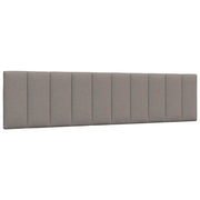 Coussin de tête de lit Hanko taupe 200 cm tissu