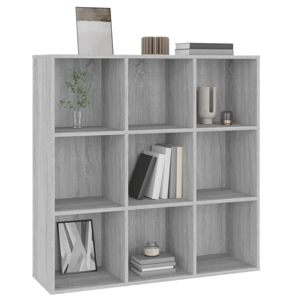 Libreria Grigio Sonoma 98x30x98 cm cod mxl 5715