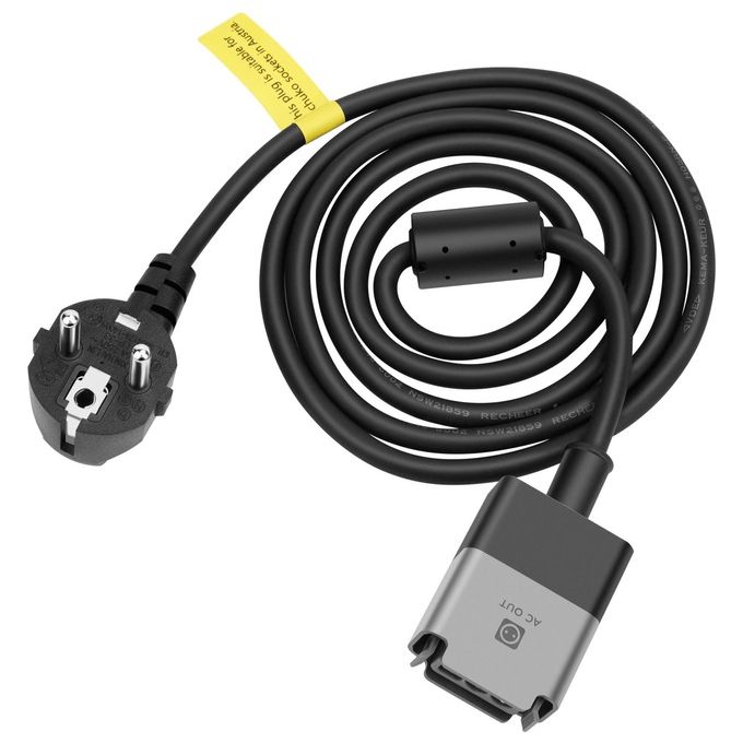 EcoFlow EFL-BKWAC-3M-EU cavo di alimentazione Nero