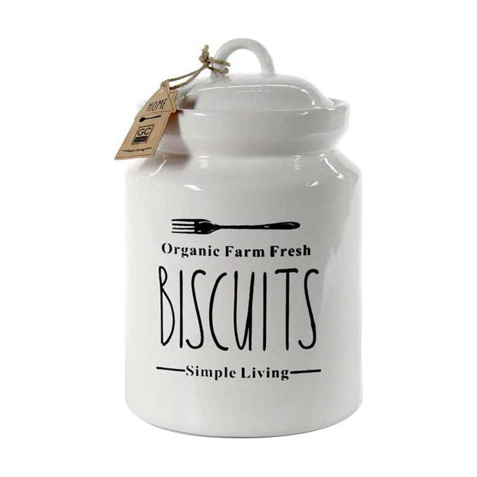 Utilissimi Barattolo Ceramica Biscotti 15x24cm