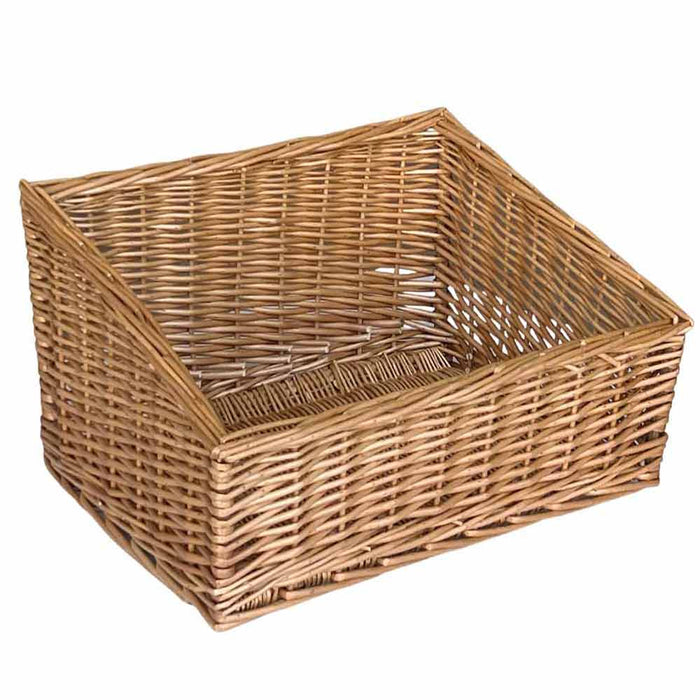 Cesta espositore portapane in vimini rettangolare cm 50 x 37 h 20