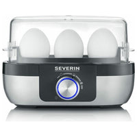 Severin EK 3163 3 uovo/uova Nero, Acciaio inossidabile, Trasparente