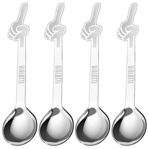 Bialetti DCDESIGN15 cucchiaio Cucchiaino da caffè Acciaio inox 4 pz
