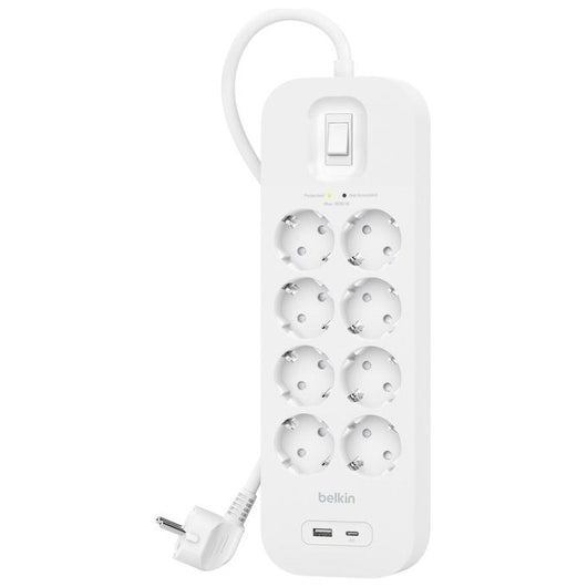 Belkin SRB003VF2M protezione da sovraccarico Bianco 8 presa(e) AC 2 m
