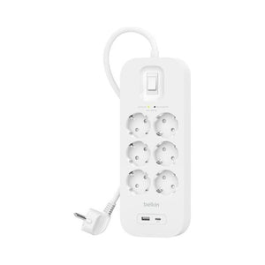 Belkin Connect Bianco 6 presa(e) AC 2 m