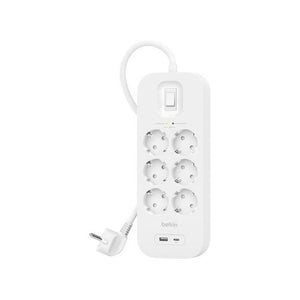 Belkin Connect Bianco 6 presa(e) AC 2 m