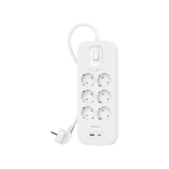 Belkin Connect Bianco 6 presa(e) AC 2 m